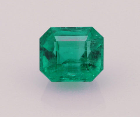 Emerald cut emerald 0.87ct