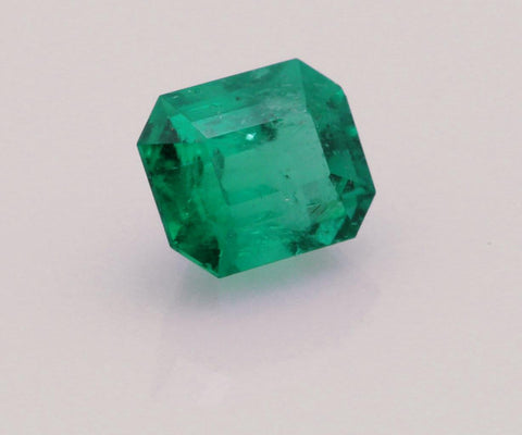 Emerald cut emerald 0.69ct
