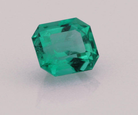 Emerald cut emerald 0.58ct