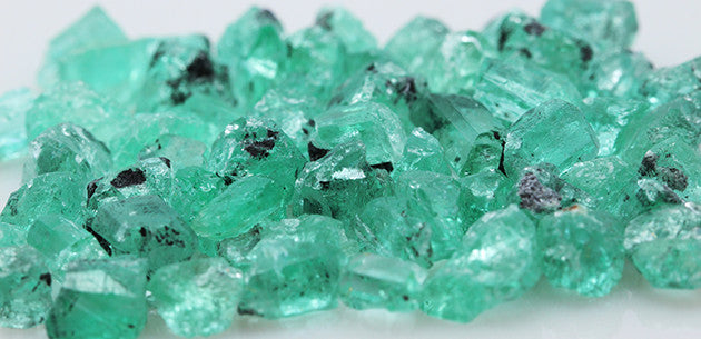 Rough Colombian Emeralds