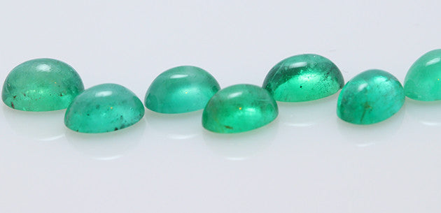 Cabochon Emeralds